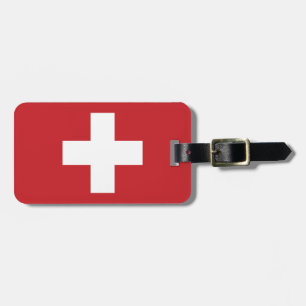 Etiqueta Para Maletas Bandera de Suiza