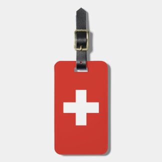 Etiqueta Para Maletas Bandera de Suiza