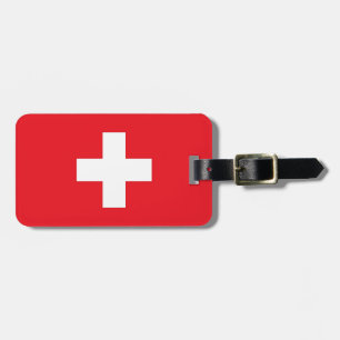 Etiqueta Para Maletas Bandera de Suiza