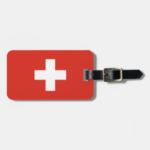 Etiqueta Para Maletas Bandera de Suiza