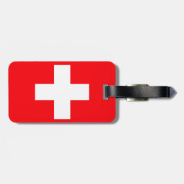 Etiqueta Para Maletas Bandera de Suiza