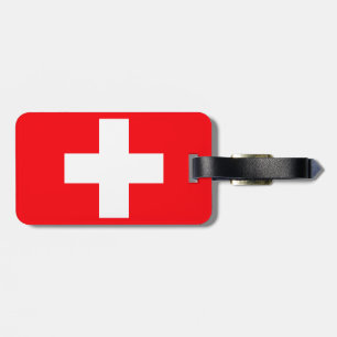 Etiqueta Para Maletas Bandera de Suiza