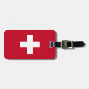 Etiqueta Para Maletas Bandera de Suiza