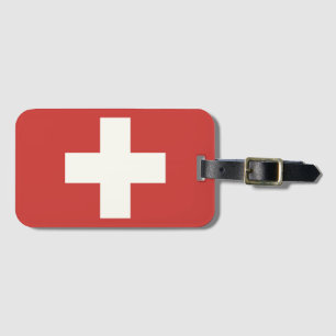 Etiqueta Para Maletas Bandera de Suiza