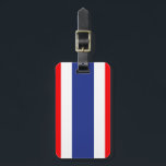Etiqueta Para Maletas Bandera de Tailandia<br><div class="desc">Bandera de Tailandia</div>