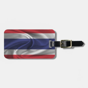 Etiqueta Para Maletas Bandera De Tailandia