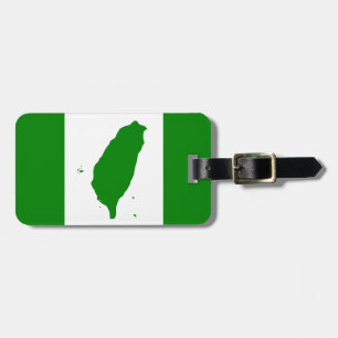 Etiqueta Para Maletas Bandera de Taiwán