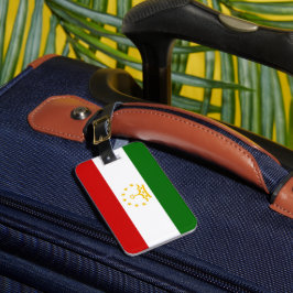 Etiqueta Para Maletas Bandera de Tayikistán