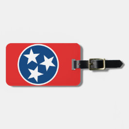 Etiqueta Para Maletas Bandera de Tennessee