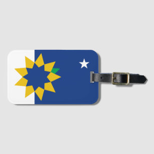 Etiqueta Para Maletas Bandera de Topeka, Kansas