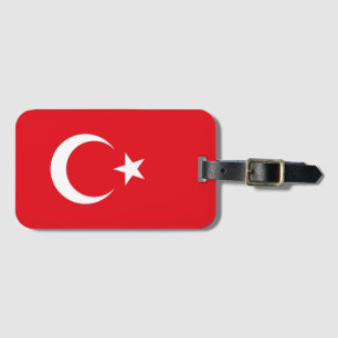 Etiqueta Para Maletas Bandera de Turquía