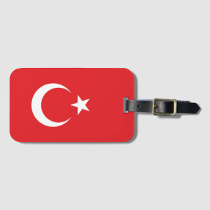 Etiqueta Para Maletas Bandera de Turquía