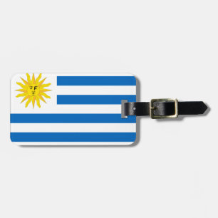 Etiqueta Para Maletas Bandera de Uruguay