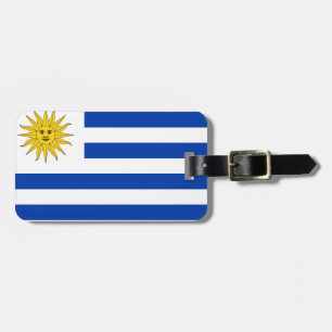 Etiqueta Para Maletas Bandera de Uruguay