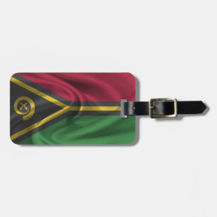 Etiqueta Para Maletas Bandera de Vanuatu
