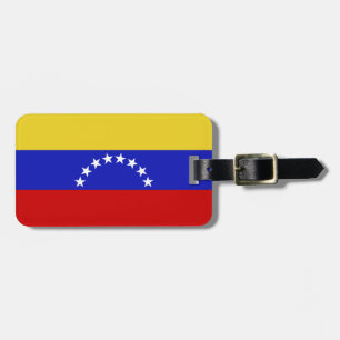 Etiqueta Para Maletas Bandera de Venezuala