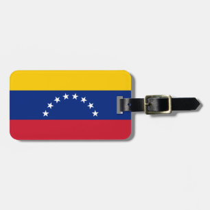 Etiqueta Para Maletas Bandera de Venezuela