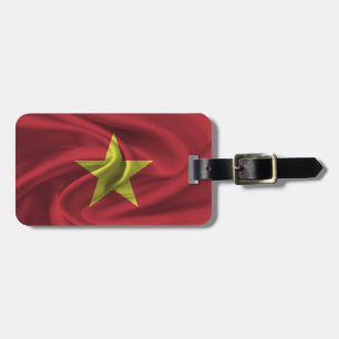 Etiqueta Para Maletas Bandera De Vietnam