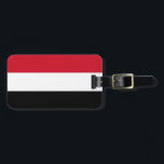 Etiqueta Para Maletas Bandera de Yemen<br><div class="desc">Bandera de Yemen</div>