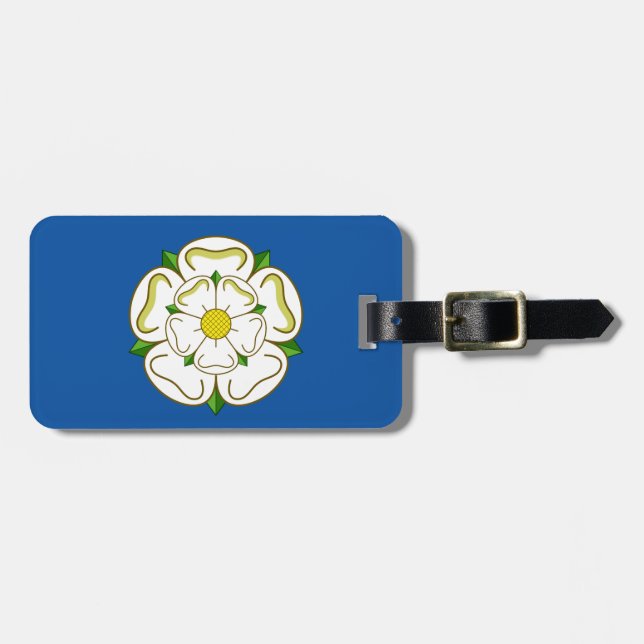 Etiqueta Para Maletas Bandera de Yorkshire (Frente Horizontal)