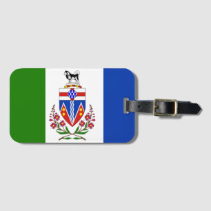 Etiqueta Para Maletas Bandera de Yukón (Canadá)