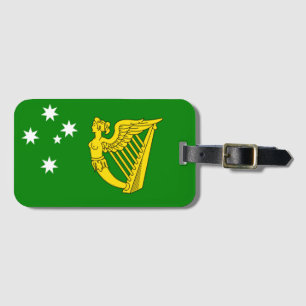 Etiqueta Para Maletas Bandera del patrimonio irlandés australiano
