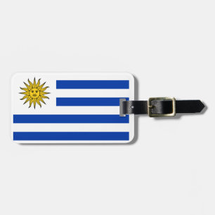 Etiqueta Para Maletas Bandera del Uruguay