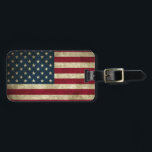 Etiqueta Para Maletas Bandera estadounidense<br><div class="desc">Bandera americana destacando en el carrusel de equipaje con una etiqueta de equipaje personalizado de Zazzle! Esta etiqueta de equipaje, del tamaño de una tarjeta de visita y fabricada íntegramente de acrílico, es capaz de satisfacer las necesidades de los más viajeros. Nuestras etiquetas de equipaje acrílicas están fabricadas con el...</div>