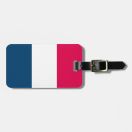 Etiqueta Para Maletas Bandera Francesa