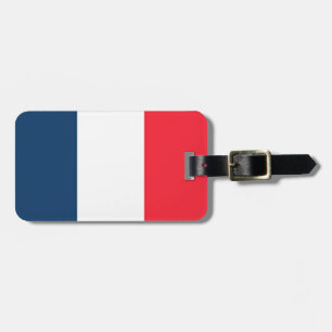 Etiqueta Para Maletas Bandera francesa