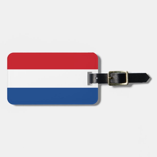 Etiqueta Para Maletas Bandera holandesa, Holanda, holandesa (Frente Horizontal)
