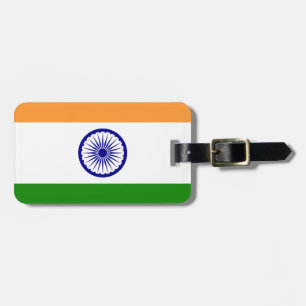 Etiqueta Para Maletas Bandera india - Imagen de alta calidad