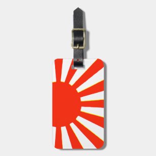 Etiqueta Para Maletas Bandera japonesa