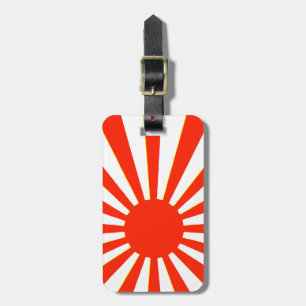 Etiqueta Para Maletas Bandera japonesa