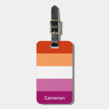 Bandera lesbiana personalizada
