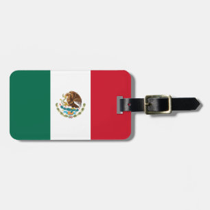 Etiqueta Para Maletas Bandera Mexicana