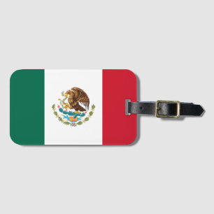 Etiqueta Para Maletas Bandera mexicana - Bandera de México