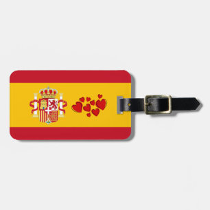 Etiqueta Para Maletas Bandera nacional de España