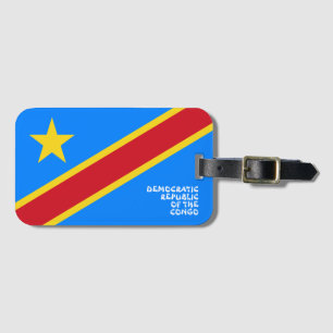Etiqueta Para Maletas Bandera nacional de la República Democrática del C