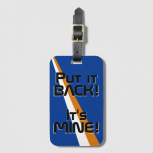 Etiqueta Para Maletas Bandera nacional de las Islas Marshall Funny Patri