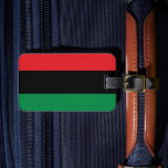 Etiqueta Para Maletas Bandera Panafricana e hincha deportivo UNIA<br><div class="desc">Etiquetas para equipaje: símbolo de la bandera panafricana - UNIA / Una tribanda horizontal de rojo,  negro y verde. La bandera panafricana —también conocida como la bandera afroamericana,  bandera de la Liberación Negra,  bandera de la UNIA. A menudo usado con el movimiento Black Lives Matter.</div>