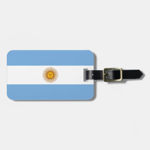 Etiqueta Para Maletas Bandera Patriótica Argentina