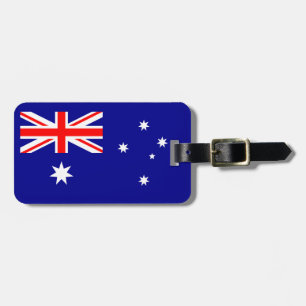 Etiqueta Para Maletas Bandera patriótica australiana