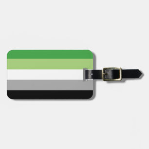 Etiqueta Para Maletas Bandera romántica personalizada