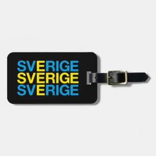 Etiqueta Para Maletas Bandera SVERIGE