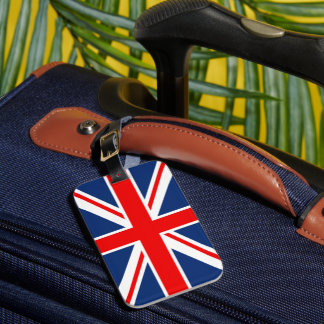 Etiqueta Para Maletas Bandera Union Jack del Reino Unido