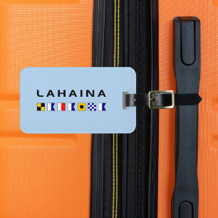 Etiqueta Para Maletas Banderas de señalización marítima náutica de Lahai