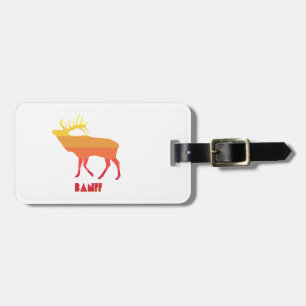 Etiqueta Para Maletas Banff Elk