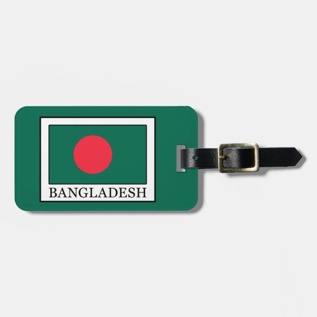 Etiqueta Para Maletas Bangladesh (Frente Horizontal)