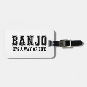 Etiqueta Para Maletas Banjo es manera de vida